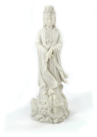 Kannon on Dragon Statue