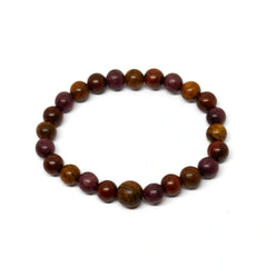 Dragon Blood Wood, Pupleheart Wood & Aloeswood Wood Wrist Mala