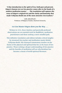 Master Dogen's Zazen Meditation Handbook: A Translation of Eihei Dogen's Bendowa