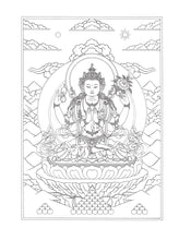 Load image into Gallery viewer, Buddhist Art Coloring Book 2