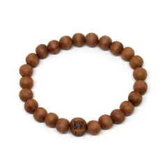 Cedarwood Wrist Mala Plain