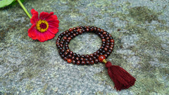 Red Tiger's Eye Full Mala