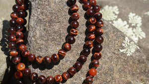 Red Tiger's Eye Full Mala