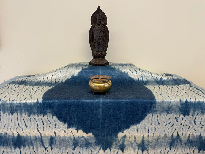 Indigo Shibori Altar Cloth - 