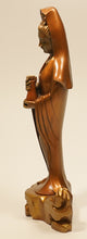 Load image into Gallery viewer, Bronze Kwan Yin with Lotus Vessel