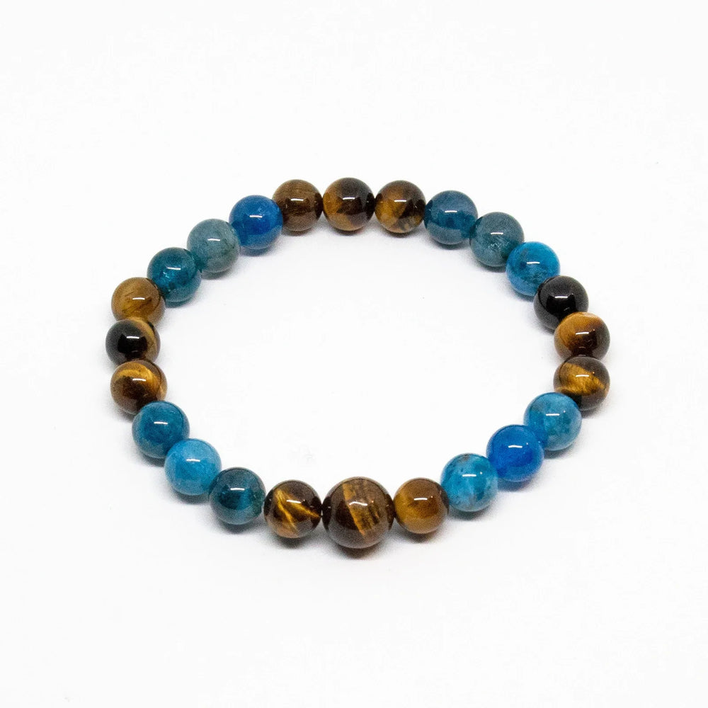 Apatite & Tiger's Eye Wrist Mala