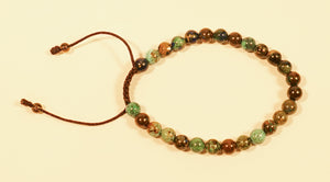 Chrysocolla Adjustable Wrist Mala