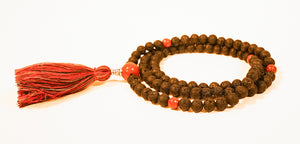 Lava Stone 108 bead mala