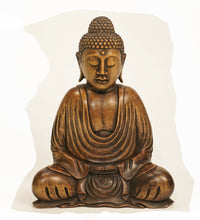 Load image into Gallery viewer, Brown Balinese Buddha