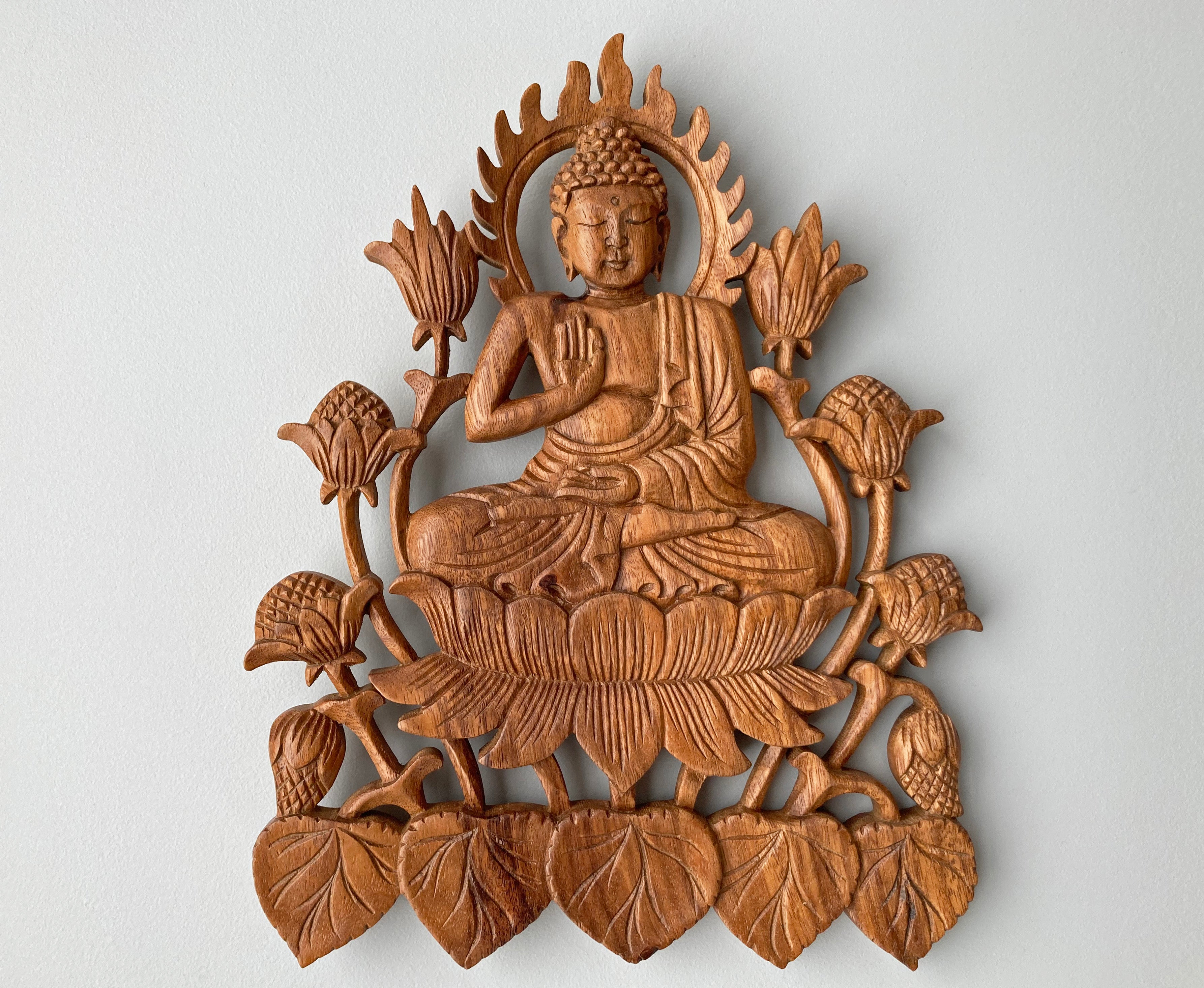 Carved Wooden Buddha Carved Wooden Buddha