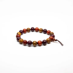 Dragon Blood Wood, Pupleheart Wood & Aloeswood Wood Wrist Mala