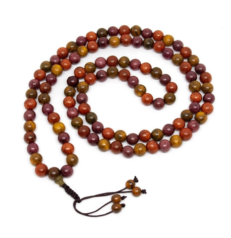 Dragon Blood Wood, Purpleheart Wood & Aloeswood Wood Mala