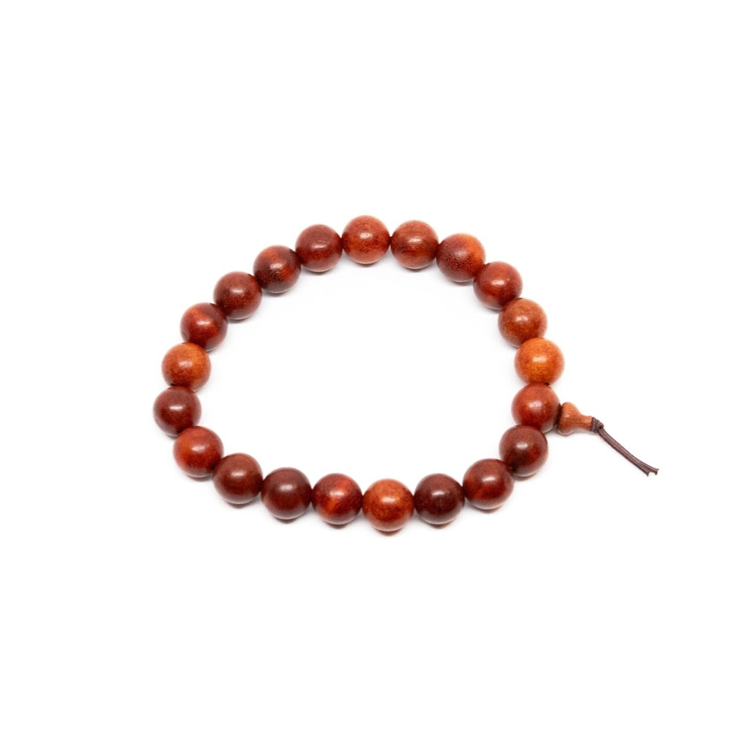 Large Size Dragon Blood Wood Wrist Mala