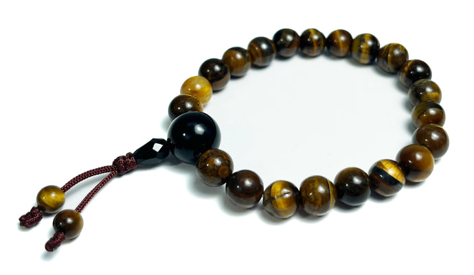 Tiger's Eye Wrist Mala