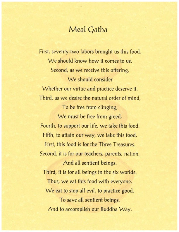 Meal Gatha