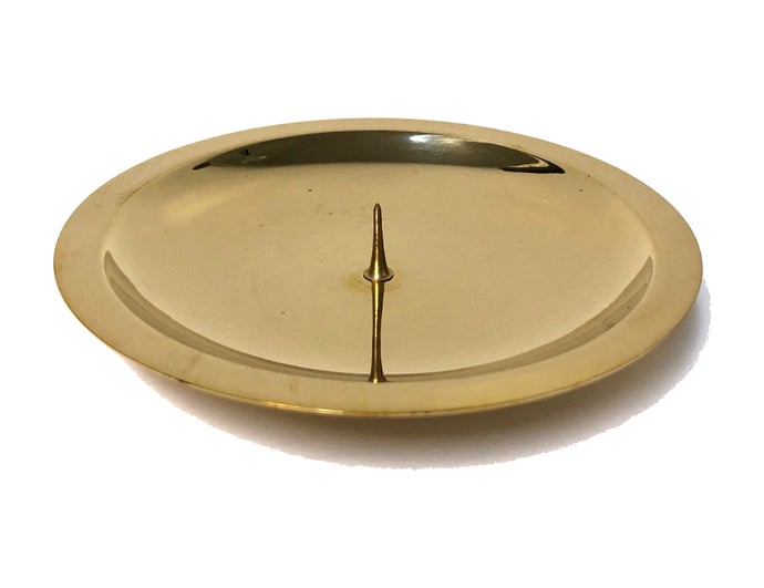 Brass Candle Holder Plate