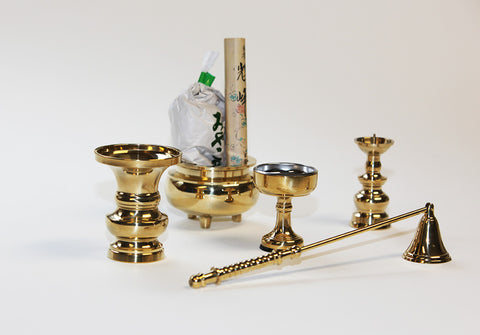 Brass Altar Set