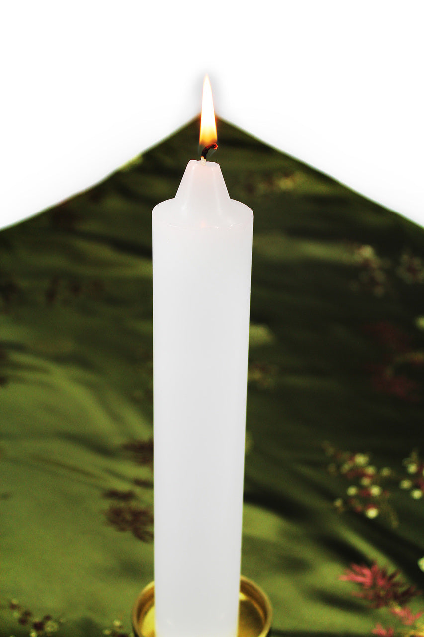 White Pillar Candle