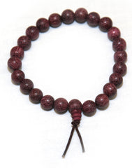 Purpleheart Wood Wrist Mala