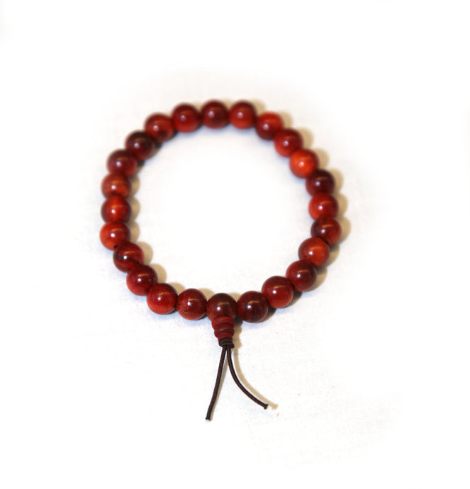 Dragon Blood Wood Wrist Mala
