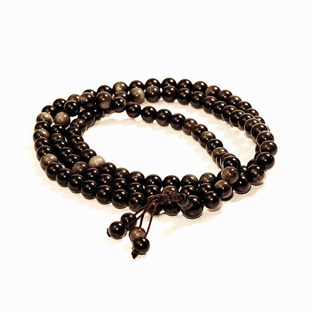 Obsidian Full Mala