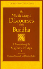 Load image into Gallery viewer, The Middle Length Discourses of the Buddha: A Translation of the Majjhima Nikaya (The Teachings of the Buddha)