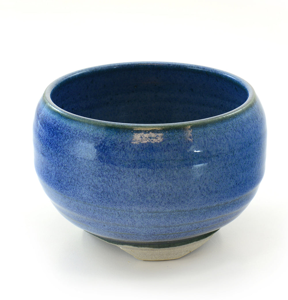 Ocean Blue Japanese Ceramic Incense Bowl