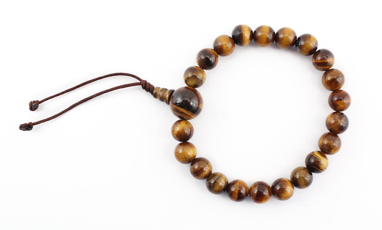 Tiger eye wrist mala discount