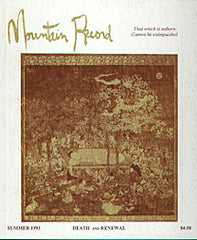 Death and Renewal - Mountain Record, Vol. XI, No. 4