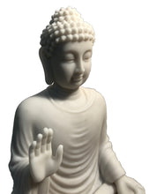 Load image into Gallery viewer, Seated Fearless Shakyamuni Buddha Statue [Marble White]