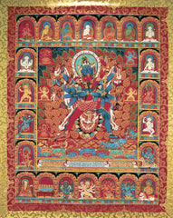Chakrasamvara - original thangka painting