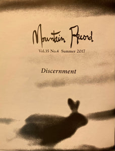 Discernment - Mountain Record, Vol. 35.4, Summer 2017