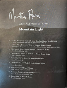 Mountain Light - Mountain Record, Vol. 37.1, Winter 2018-2019